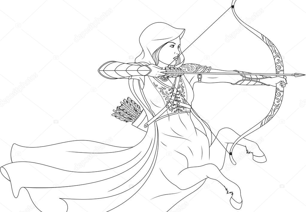 Featured image of post Archery Bow And Arrow Coloring Page They give your arrows a great look and you ll have much better adhesion of the vanes to the shaft