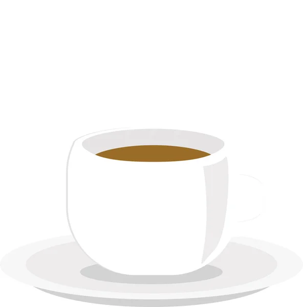 Kahve Fincanı Beyaz Poster Kafede Için Kullanın — Stok fotoğraf