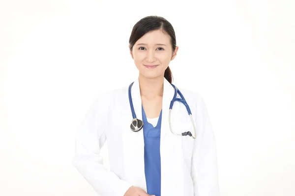 Retrato Uma Médica Feminina — Fotografia de Stock