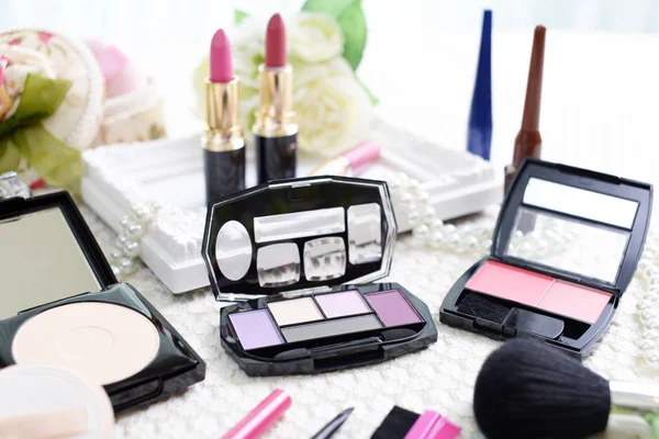 Dekorativ Kosmetika För Makeup — Stockfoto