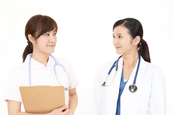 Asian Medical Doctor Nurse — Stock Photo, Image