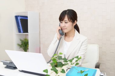 çalışma Asya iş kadını