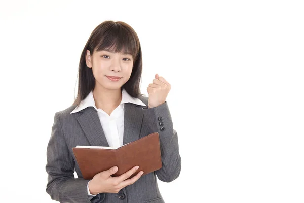 Mujer Negocios Disfrutando Del Éxito — Foto de Stock