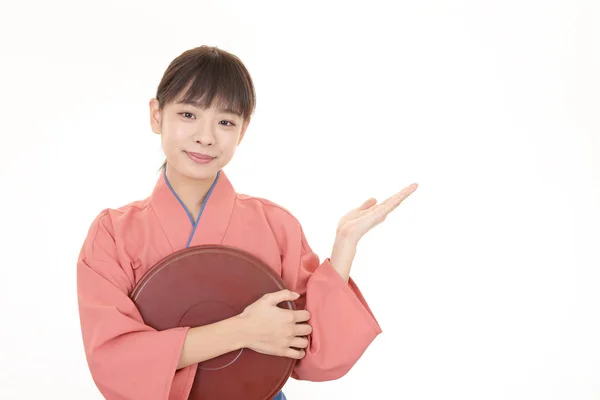 Japanese Restaurant Waitress — Stock Photo, Image