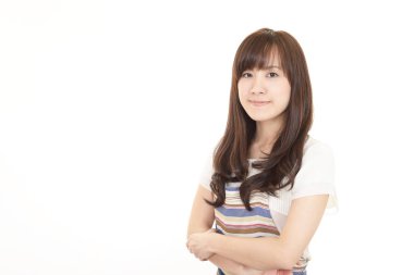 Asya bir ev kadını portresi