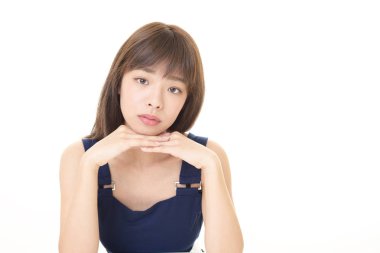 Çekici Asyalı genç kadın