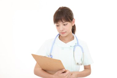 kadın hemşire portresi