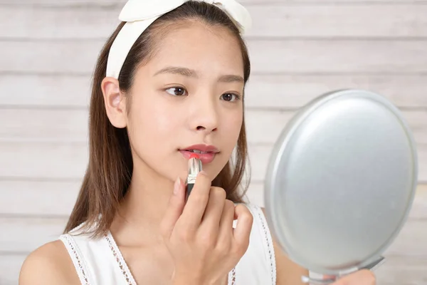 Vacker Ung Kvinna Makeup — Stockfoto