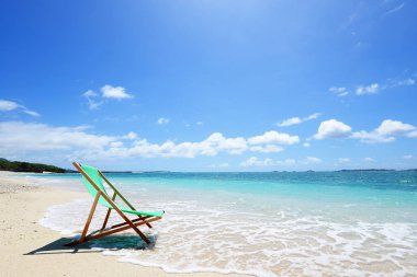 Okinawa güzel bir plaj