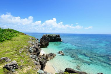 Okinawa güzel bir plaj