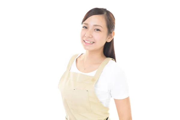 Asian Housewife Apron — Stock Photo, Image