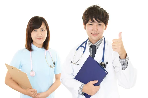 Smiling Asian Medical Staff — Stock Photo, Image