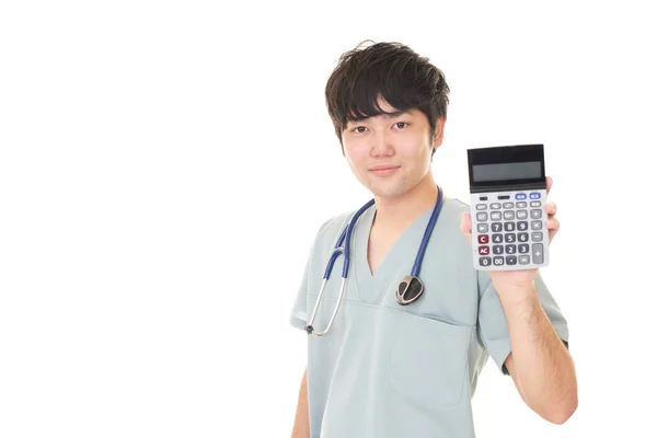 Sorrindo Asiático Médico — Fotografia de Stock