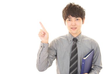 Onun sunu bir işadamı.