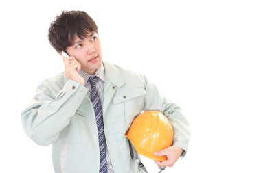 Asya çalışan bir akıllı telefon konuşuyor