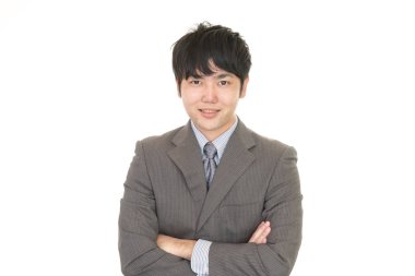 Şık takım elbise rahat Asya işadamı