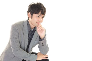 Asyalı bir işadamının portresi