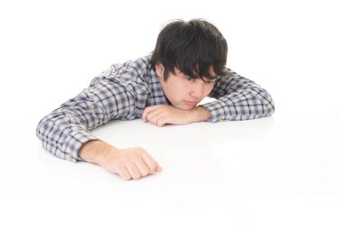 Depresyondaki genç adam