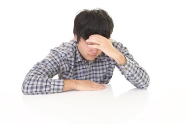 Depresyondaki genç adam