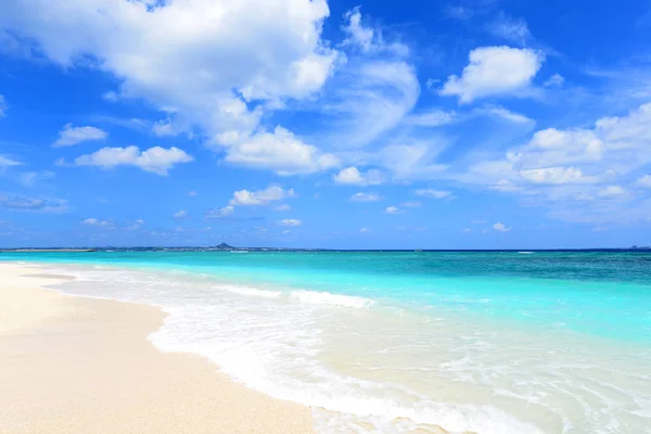 Foto Una Hermosa Playa Okinawa — Foto de Stock