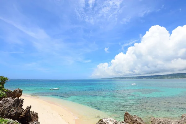 Imagem Uma Bela Praia Okinawa — Fotografia de Stock