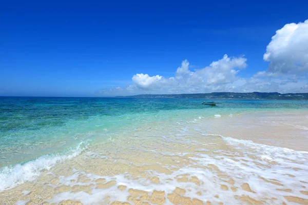 Kép Egy Gyönyörű Strand Okinawa — Stock Fotó