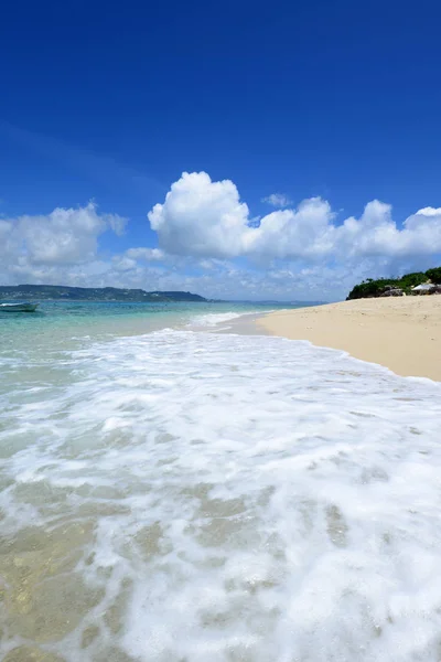 Cielo Verano Hermosa Playa Okinawa — Foto de Stock