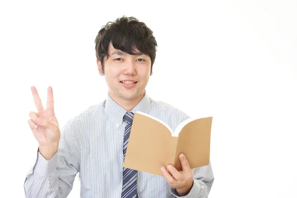 Businessman Who Checks Schedule — Stock Photo, Image