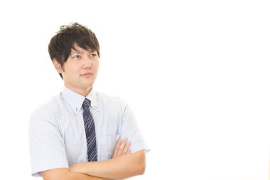 Asyalı bir işadamının portresi