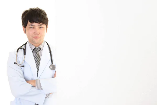 Smiling Asian Medical Doctor — Stock Photo, Image