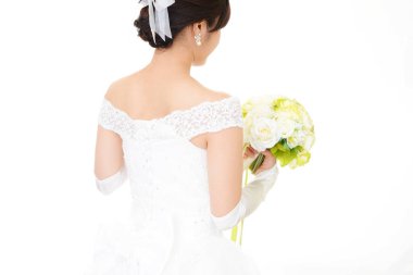 Gelinlik içinde güzel gelin