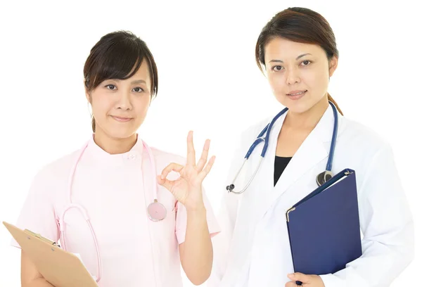 Asian Medical Doctor Nurse — Stock Photo, Image