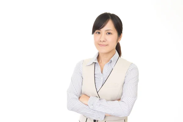 Portrait Business Woman Her Arms Crossed — Stock Photo, Image
