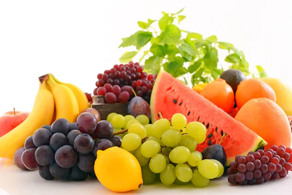 Deliciosas Frescas Frutas Variedad — Foto de Stock
