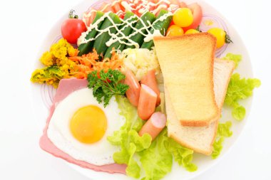 Taze ve lezzetli bir kahvaltı