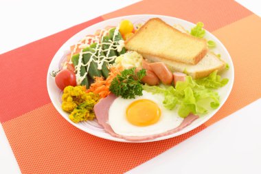 Taze ve lezzetli bir kahvaltı