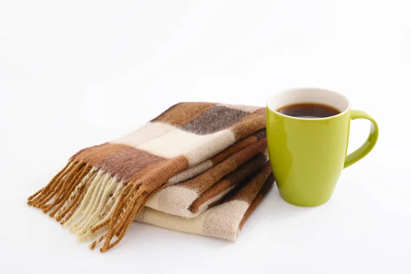 Delicious Coffee Fashionable Muffler — Stock Fotó