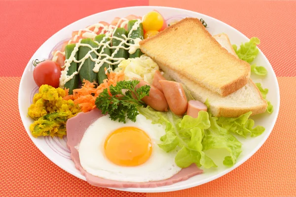 Frisches Und Leckeres Frühstück — Stockfoto