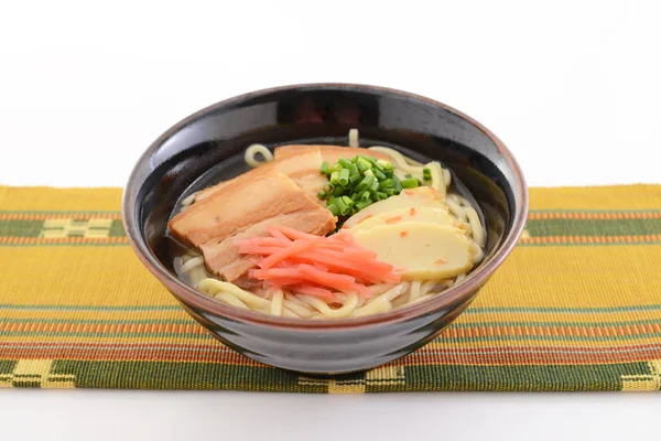 Cozinha Okinawan Okinawa Soba — Fotografia de Stock