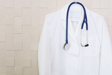 Doktor kat bir stetoskop ile