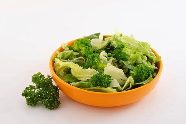 Ensalada Verduras Frescas Tazón — Foto de Stock