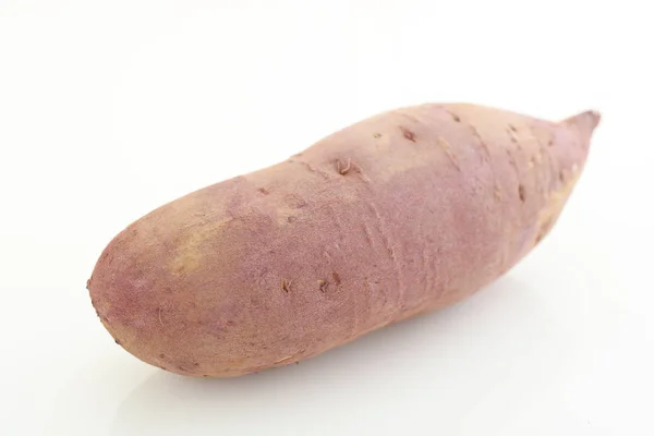 Fresh Sweet Potato White Background — Stock Photo, Image