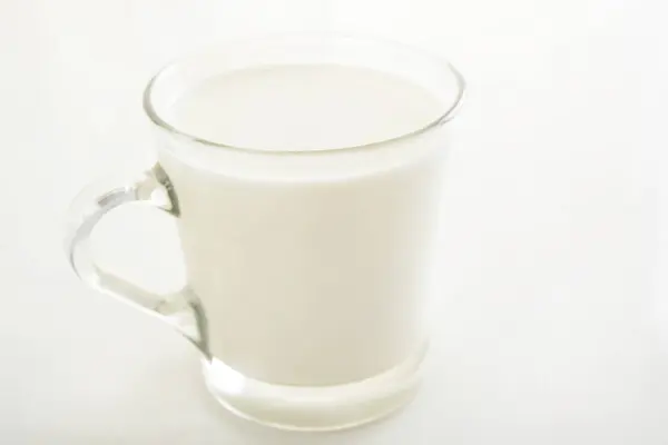 Bicchiere Latte — Foto Stock