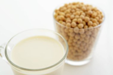 Soya sütü ile kurutulmuş soya fasulyesi