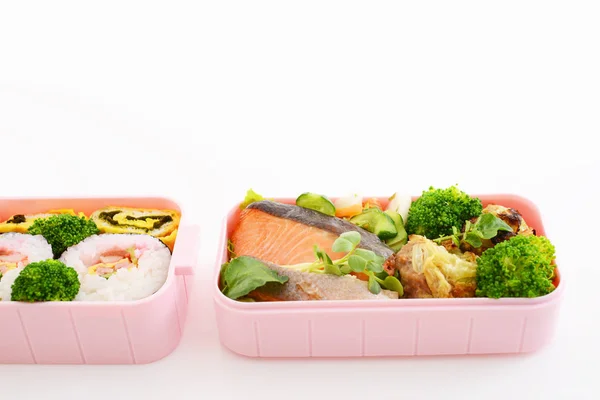 美味的自制午餐盒 — 图库照片