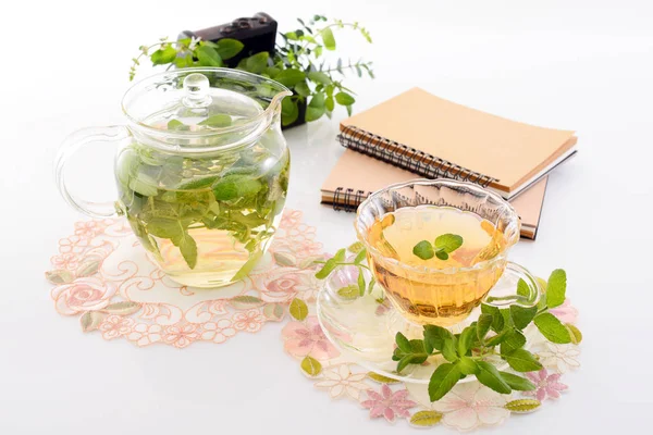 Cup Tea Pot — Stock Photo, Image