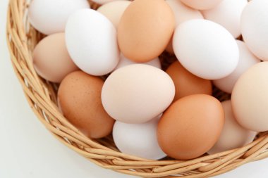 Çiğ tavuk yumurtası Close-up