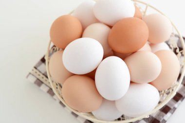 Çiğ tavuk yumurtası Close-up