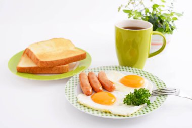 Taze ve lezzetli bir kahvaltı