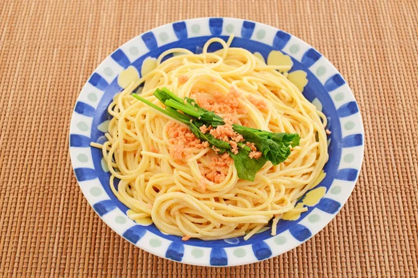 Leckere Spaghetti Einem Gericht — Stockfoto